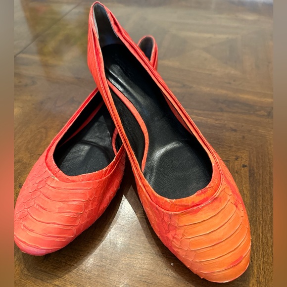 Rachel Roy Coral Leather ballet flats Sz.10 NWTs - Picture 1 of 10